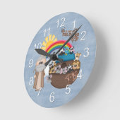 Mooie Baby Noah's Ark Ronde Klok (Hoek)
