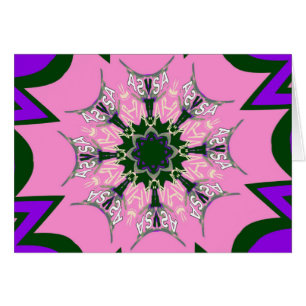 Mooie baby roze paarse schaduwmotief