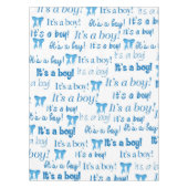 Mooie babyjongen met Baby, aangepast cadeau Tafelkleed (Voorkant)