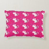 Mooie babyslaapkamer eenhoorn decoratie accent kussen (Achterkant)