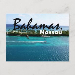 Mooie Bahama's Nassau ansichtkaart Briefkaart