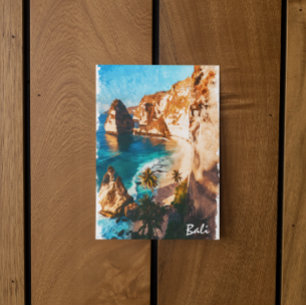 Mooie Bali Indonesië Vintage Reizen Briefkaart