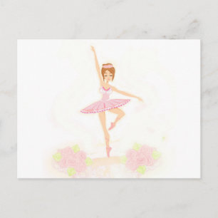 Mooie ballerina Briefkaart