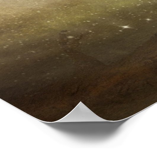 Mooie Ballerina en Swan Dance Poster (Hoek)