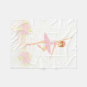 Mooie ballerina Fleece Blanket Deken (Voorkant (Horizontaal))