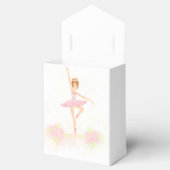 Mooie ballerina gunst box bedankdoosjes (Geopend)