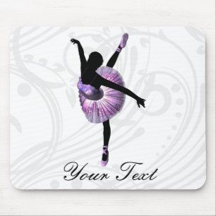 Mooie Ballerina in paars Muismat