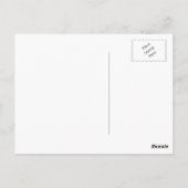 Mooie Ballerina in roze vorm Briefkaart (Achterkant)