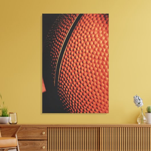 Mooie Basketball Canvas Afdruk (Insitu (Woonkamer))