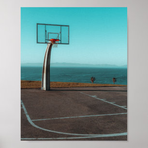 Mooie basketbalring poster
