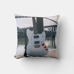 Mooie bass Guitar Kussen