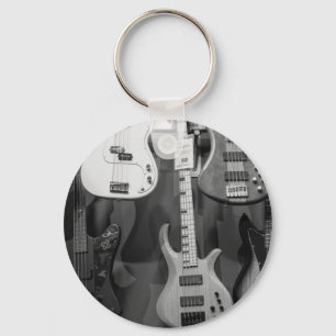 Mooie bass Guitar Sleutelhanger