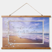 Mooie Beach Sunrise Hangend Wandkleed (Voorkant)