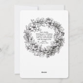 Mooie Beagle Hond Genietend van Kerst Kleurplaat Feestdagenkaart (Achterkant)