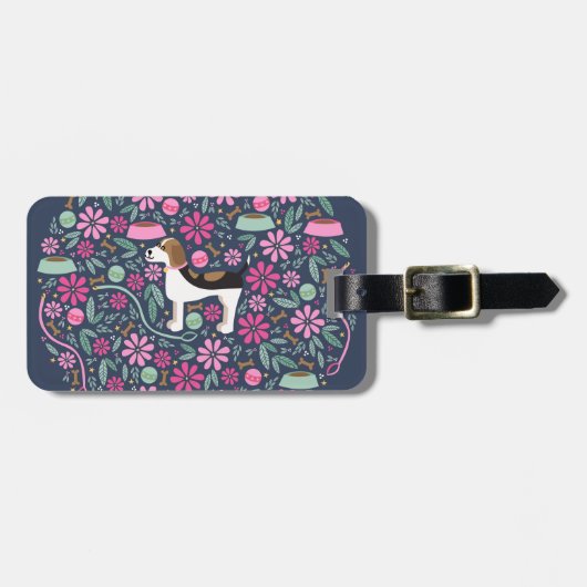 Mooie Beagles Bagagelabel (Voorkant horizontaal)