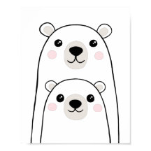 Mooie beer muurdecoratie voor kinderen