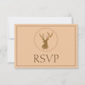 Mooie Beige Respons RSVP (Voorkant)
