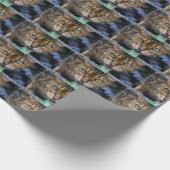 Mooie bengaals kat cadeaupapier (Hoek)