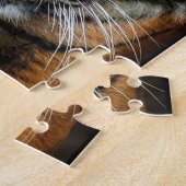 Mooie bengachtige tijgerpuzzel legpuzzel (Zijkant)