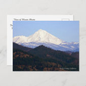 Mooie berg Shasta... Briefkaart (Voorkant / Achterkant)
