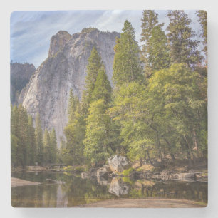 Mooie bergen van Yosemite Stenen Onderzetter