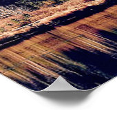 Mooie bergschaal met meer Poster (Hoek)