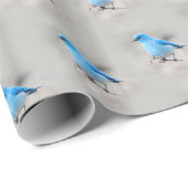 Mooie bergvogel cadeaupapier (Rol Hoek)