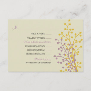 Mooie Berries RSVP-kaarten RSVP Kaartje