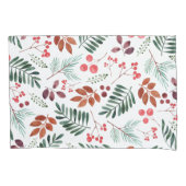 Mooie Berry en Branches Waterverf Winter  Kussensloop (Voorkant)
