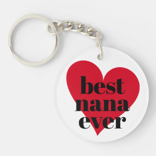 Mooie Beste Oma Ooit Rode Hart Acryl Sleutelhanger