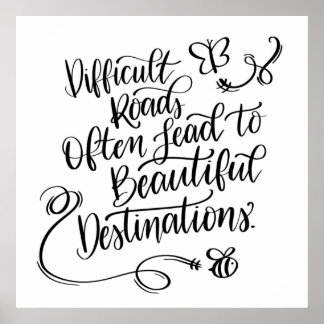 Mooie bestemmingen poster