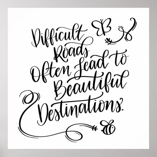 Mooie bestemmingen poster (Voorkant)