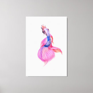 Mooie Betta Fish Canvas Afdruk