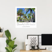 Mooie Beverly Hills/Rodeo Dr. Poster! Poster (Thuiskantoor)