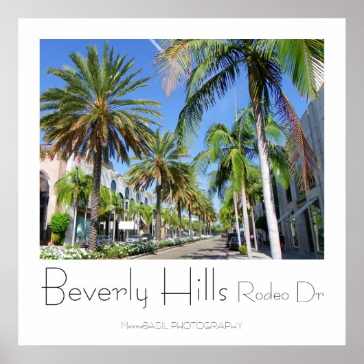 Mooie Beverly Hills/Rodeo Dr. Poster! Poster (Voorkant)