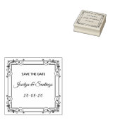 Mooie  Bewaar de datum Rubberstempel (Gestempeld)