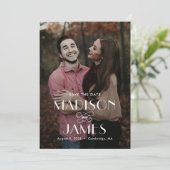 Mooie bewerkbare Uniekleur bespaart de Kaart Datum (Staand voorkant)