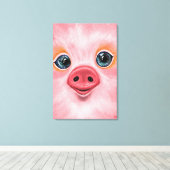 Mooie Biggetjes Canvas Print (Insitu (Houten vloer))