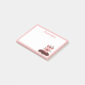 Mooie biggetjes spelen in de modder post-it® notes (Schuin)