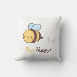 Mooie Bij Gelukkig Doodle Kamer Decor Kussen