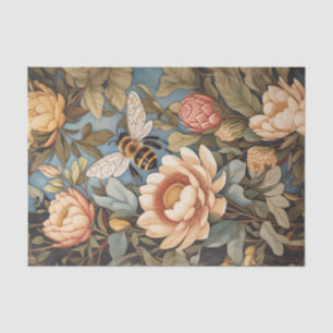 Mooie bij in de tuin van de Protea Flowers Tissuepapier