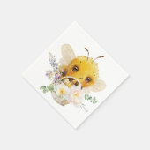 Mooie bijen cocktail servetten (Hoek)