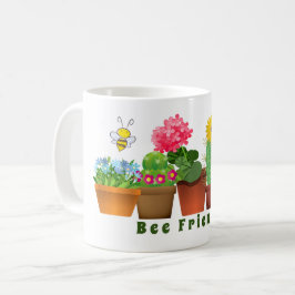 Mooie Bijvriendelijke Cactus Bloementuin Koffiemok