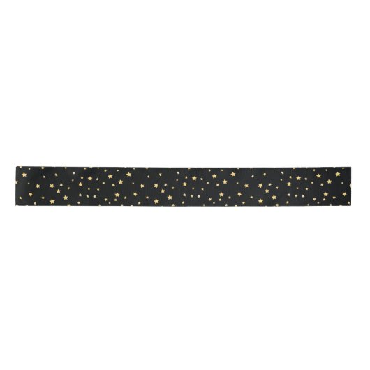 Mooie Black- en Gold Starry Sky Star-pattern Lint (Voorkant)