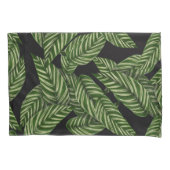 Mooie bladeren patroon groen kussensloop (Voorkant)