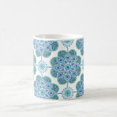 Mooie blauw-groene mok (Center)