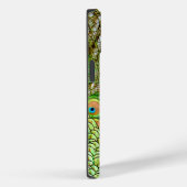Mooie blauw groene pauw vogel  Case-Mate iPhone case (Achterkant / Rechts)