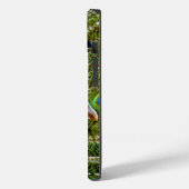 Mooie blauw groene pauw vogel  Case-Mate iPhone case (Achterkant / Links)