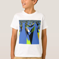 Mooie Blauwe Afrikaanse Tribal Motief Patroon Art