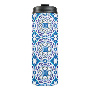 💙 Mooie blauwe Azulejos, IV, Thermosbeker